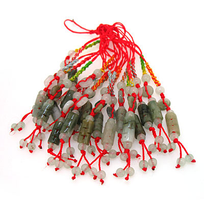 竹節(jié)玉石手機(jī)鏈