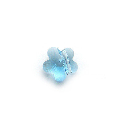 5744-HL-施華洛世奇水晶湖水藍梅花