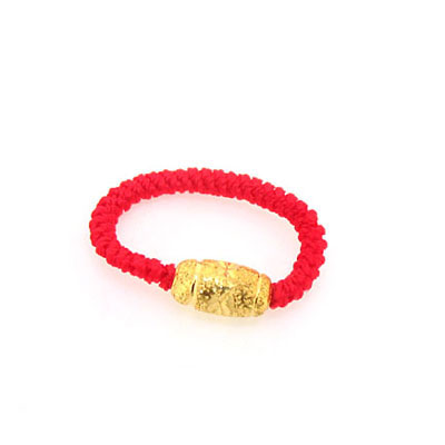 轉(zhuǎn)運金珠紅繩戒指/紅繩轉(zhuǎn)運珠飾品批發(fā)