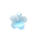 6744HL施華洛世奇湖水藍梅花水晶12mm
