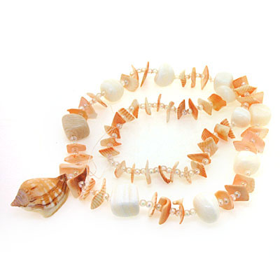 特色貝殼項(xiàng)鏈海南貝殼裝飾品