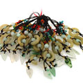 圓環(huán)玉石手機飾品