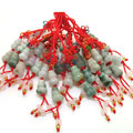 綠玉雙葫蘆玉石手機(jī)鏈[玉顏色有深淺]