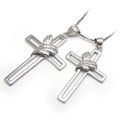 十字架情侶墜