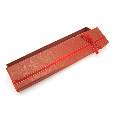 大紅精致紋理手鏈?zhǔn)直黹L(zhǎng)盒