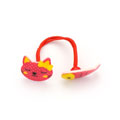 大紅色貓吃魚(yú)皮筋/女士時(shí)尚頭飾飾品